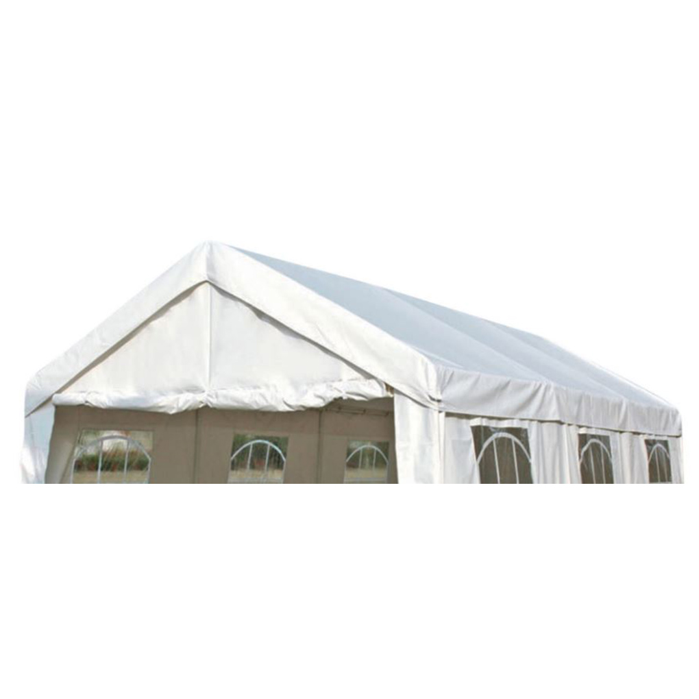 Dachplane PALMA für Zelt 3x6 Meter, PE weiss incl. Spanngummis