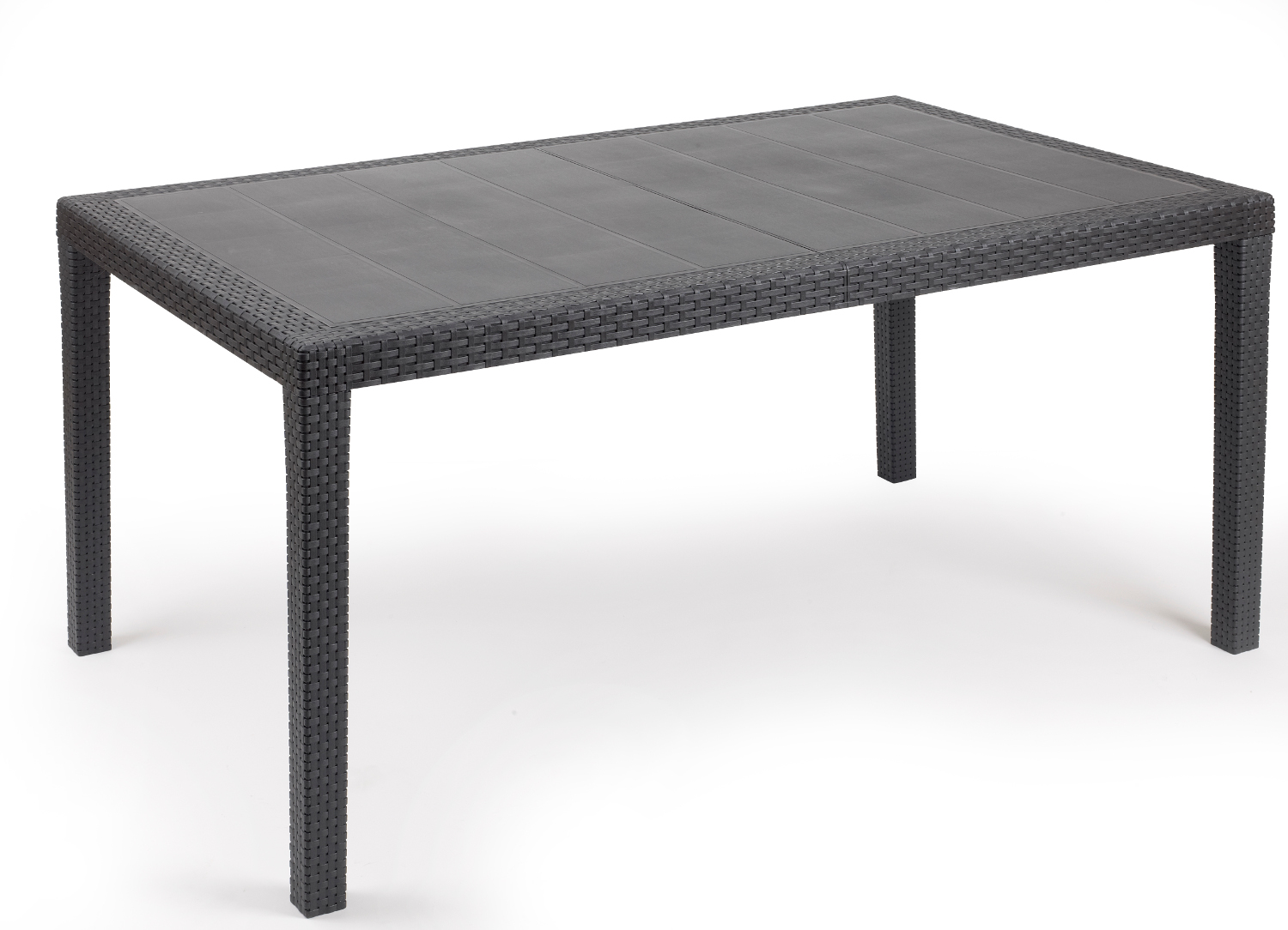 Tisch PRINCE 150x90cm, Kunststoff anthrazit