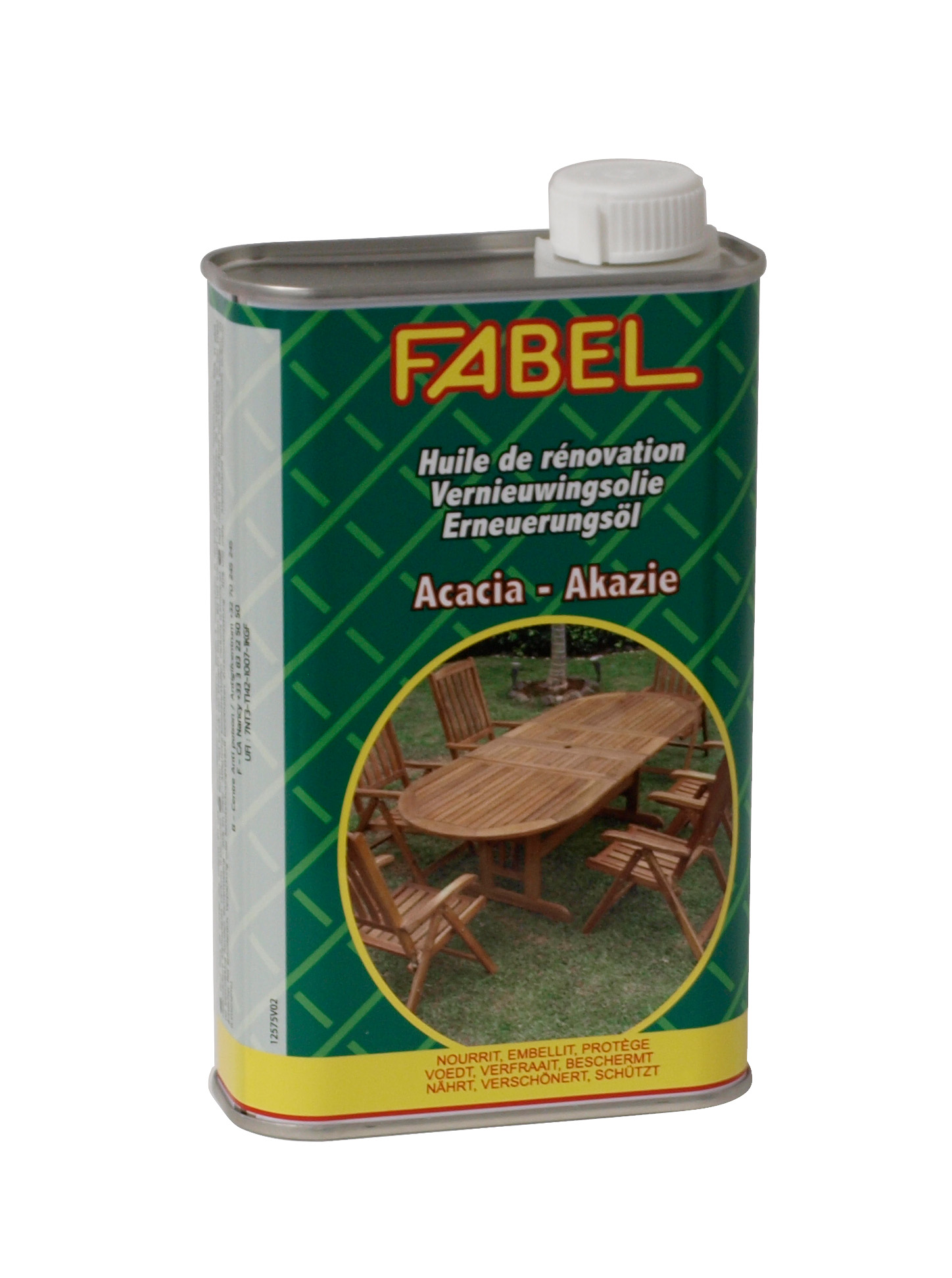 Spezial-Pflegeöl für Gartenmöbel aus Akazienholz von FABEL, 500ml